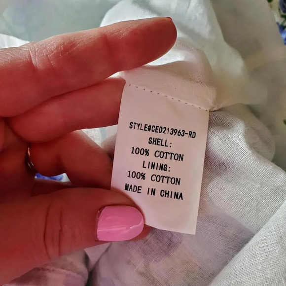 NWT Nordstrom MELLODAY Floral V-Neck Button Front Mini Dress Size Small - Picture 5 of 15